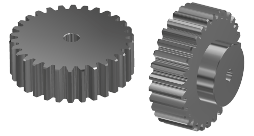 Ingranaggio In Ottone Modulo 0.5 – Con Mozzo, 8-36 Denti, Pignone Per Modellismo